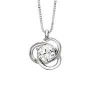 Halskette Bliss Dame Moving Light in Weißgold Diamante 0.15 Ct 20070961 - 20070961